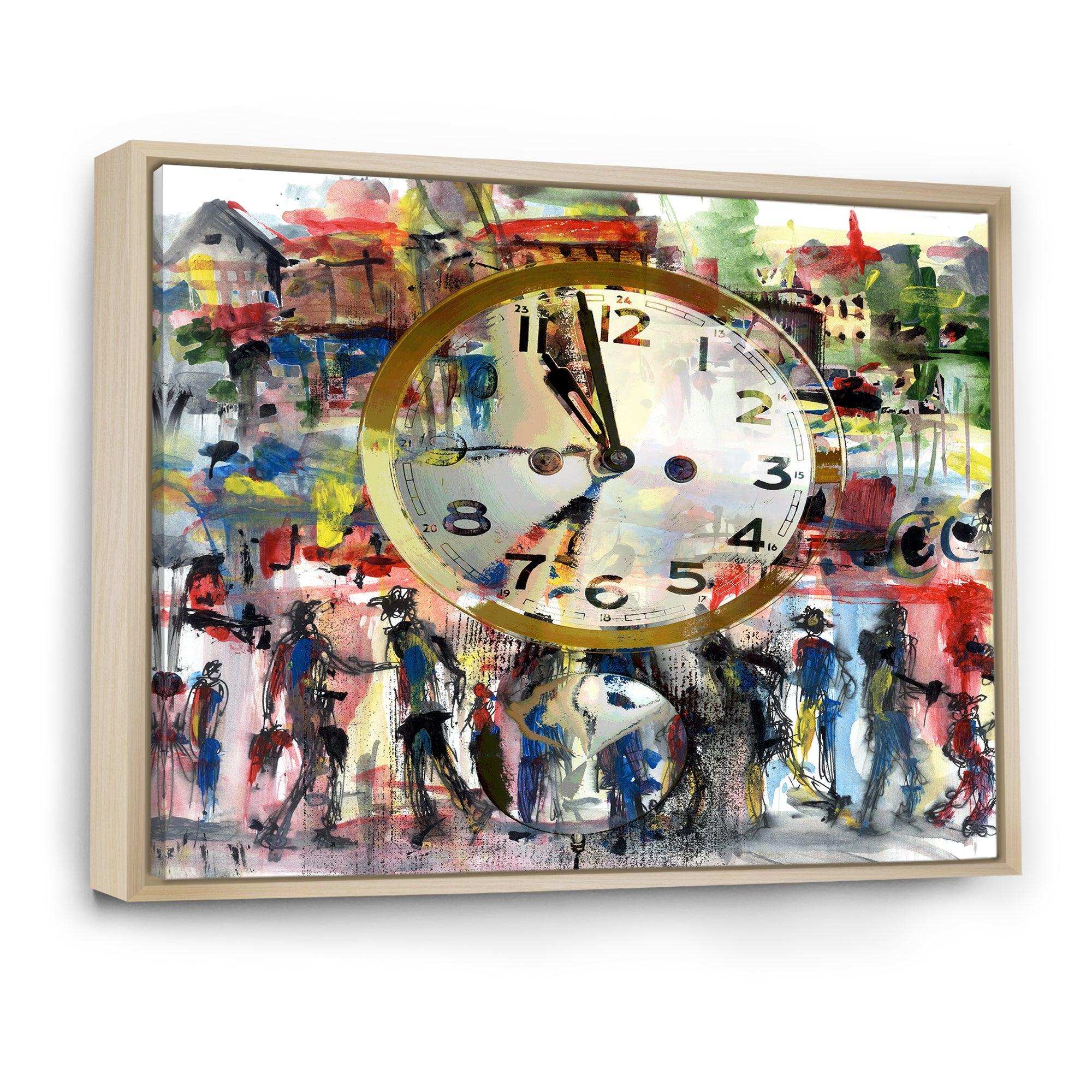People and Time Acrylic Watercolor