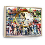 People and Time Acrylic Watercolor