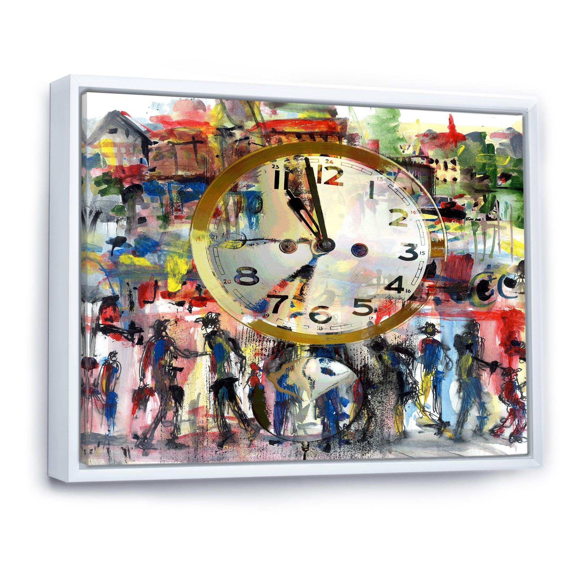 People and Time Acrylic Watercolor