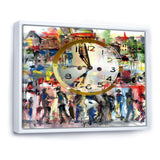 People and Time Acrylic Watercolor