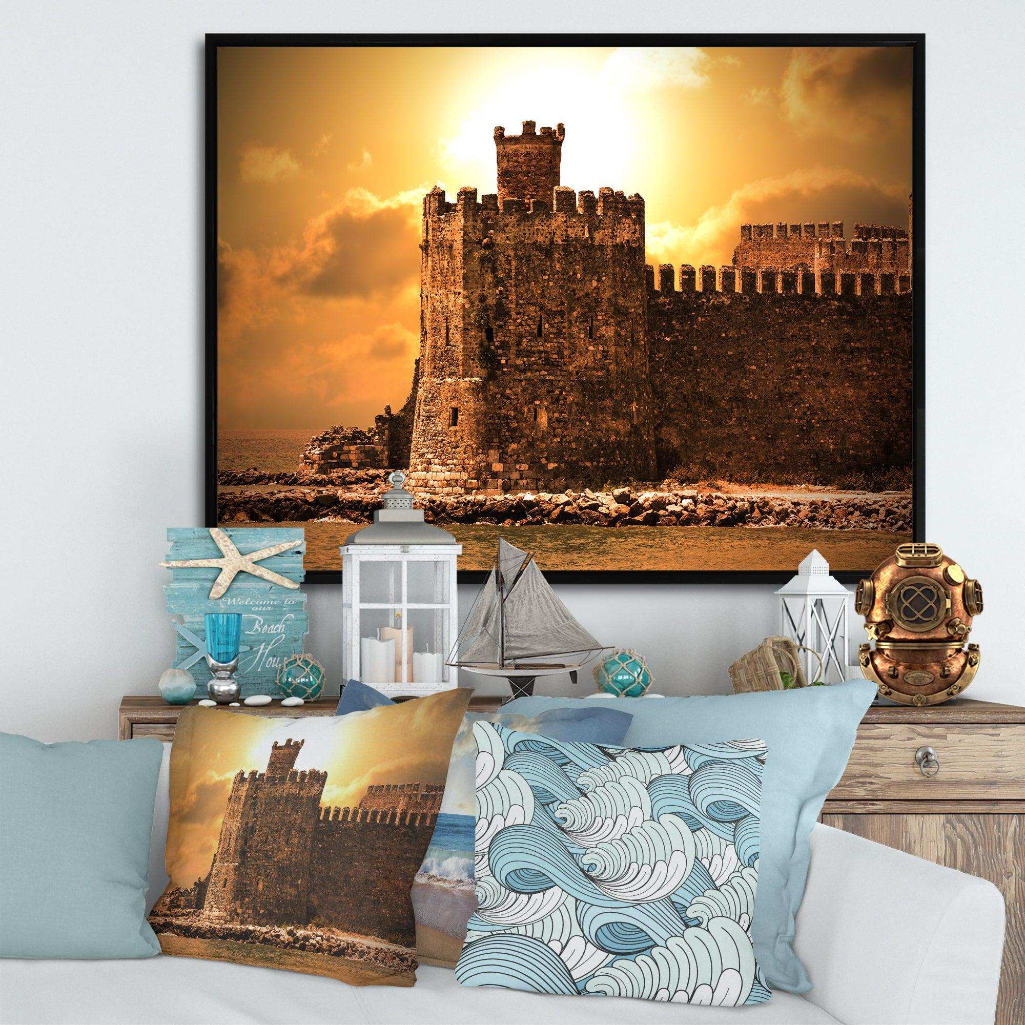 Old Castle at Sunset