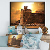 Old Castle at Sunset