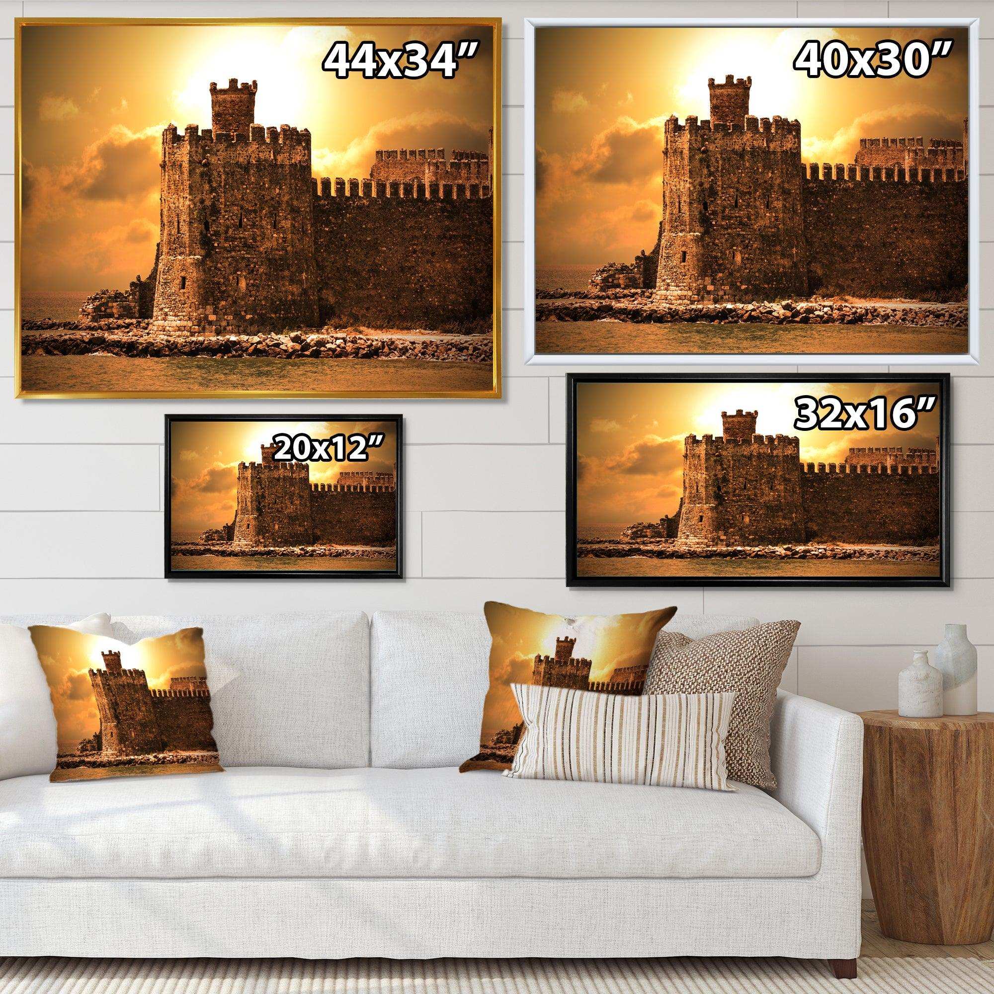 Old Castle at Sunset