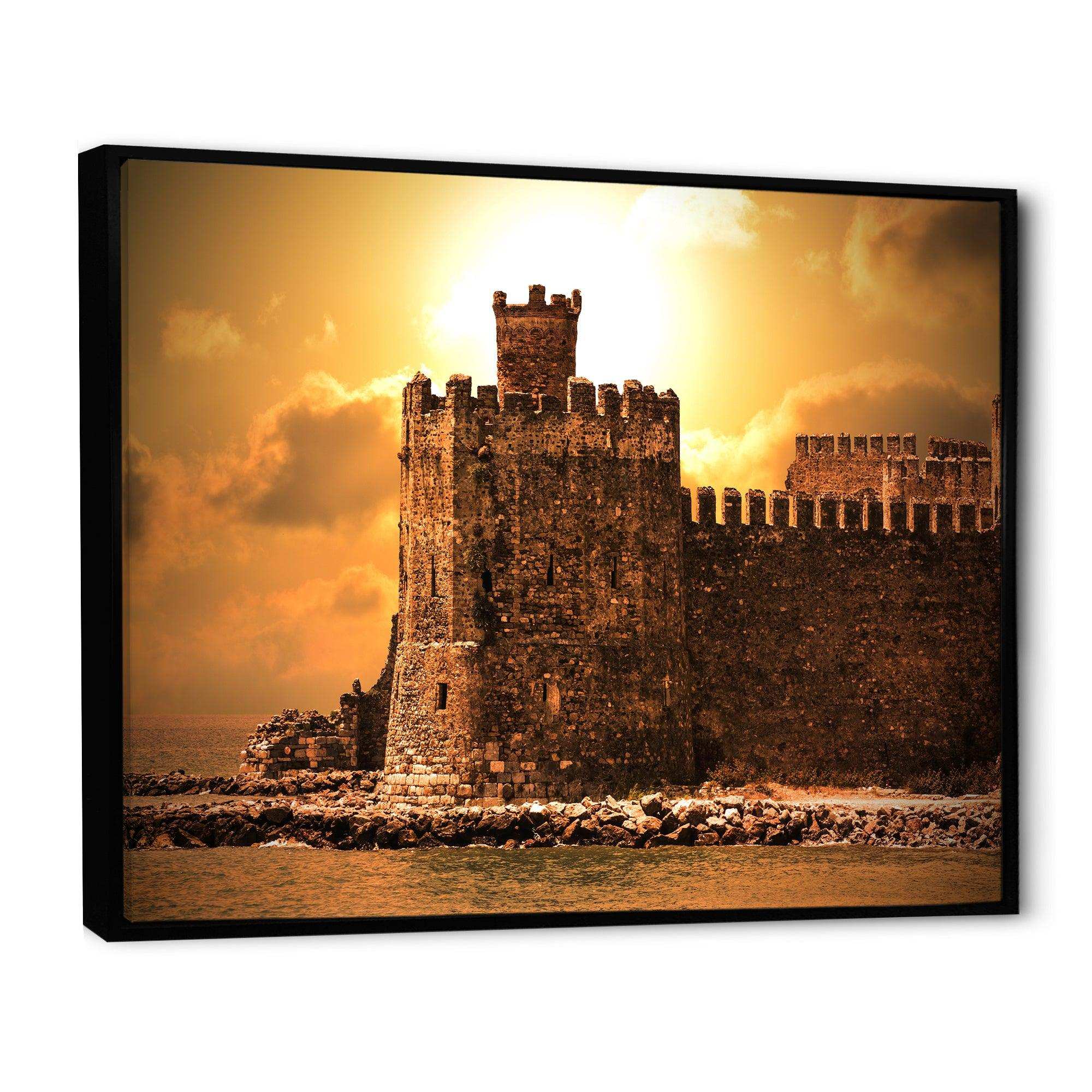 Old Castle at Sunset