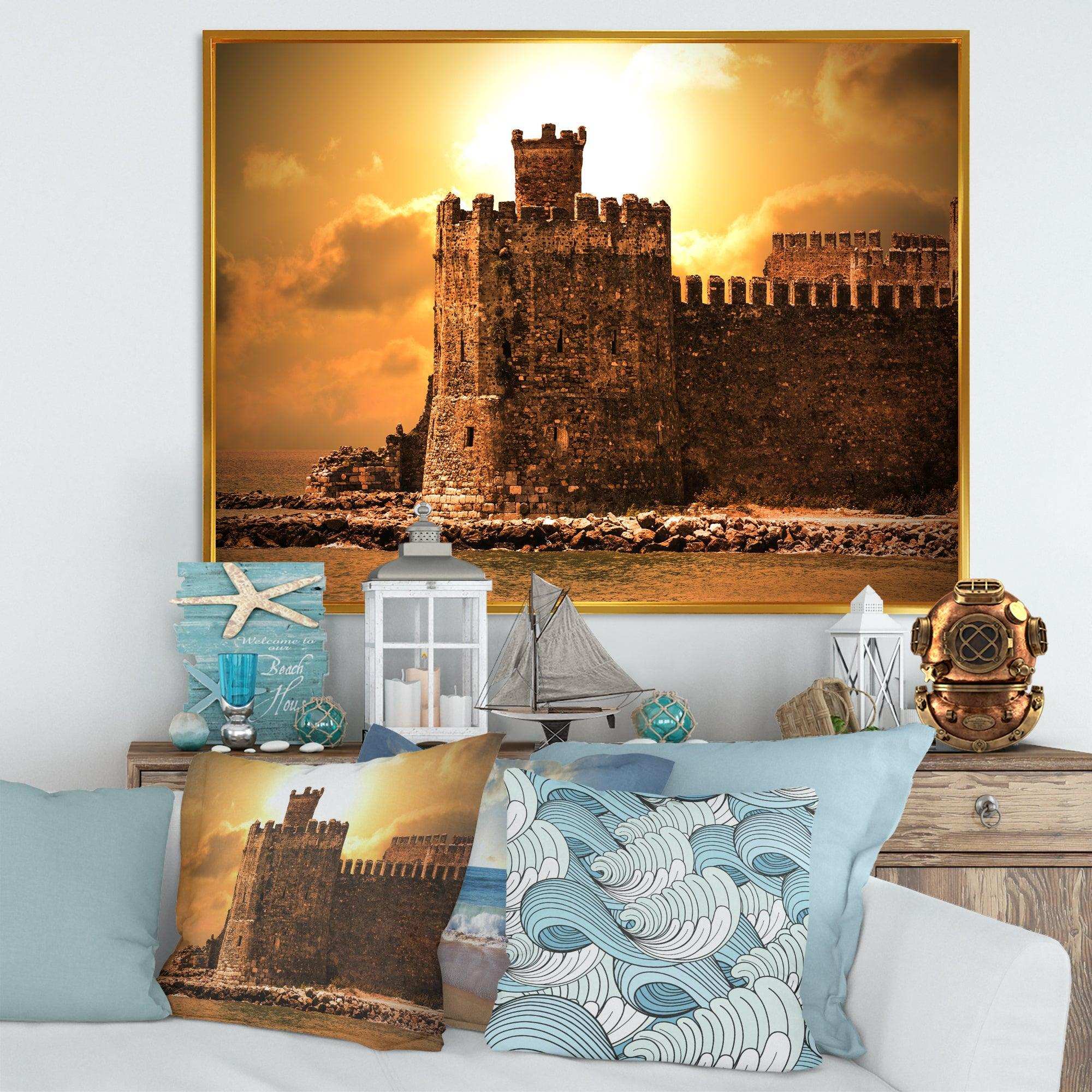 Old Castle at Sunset