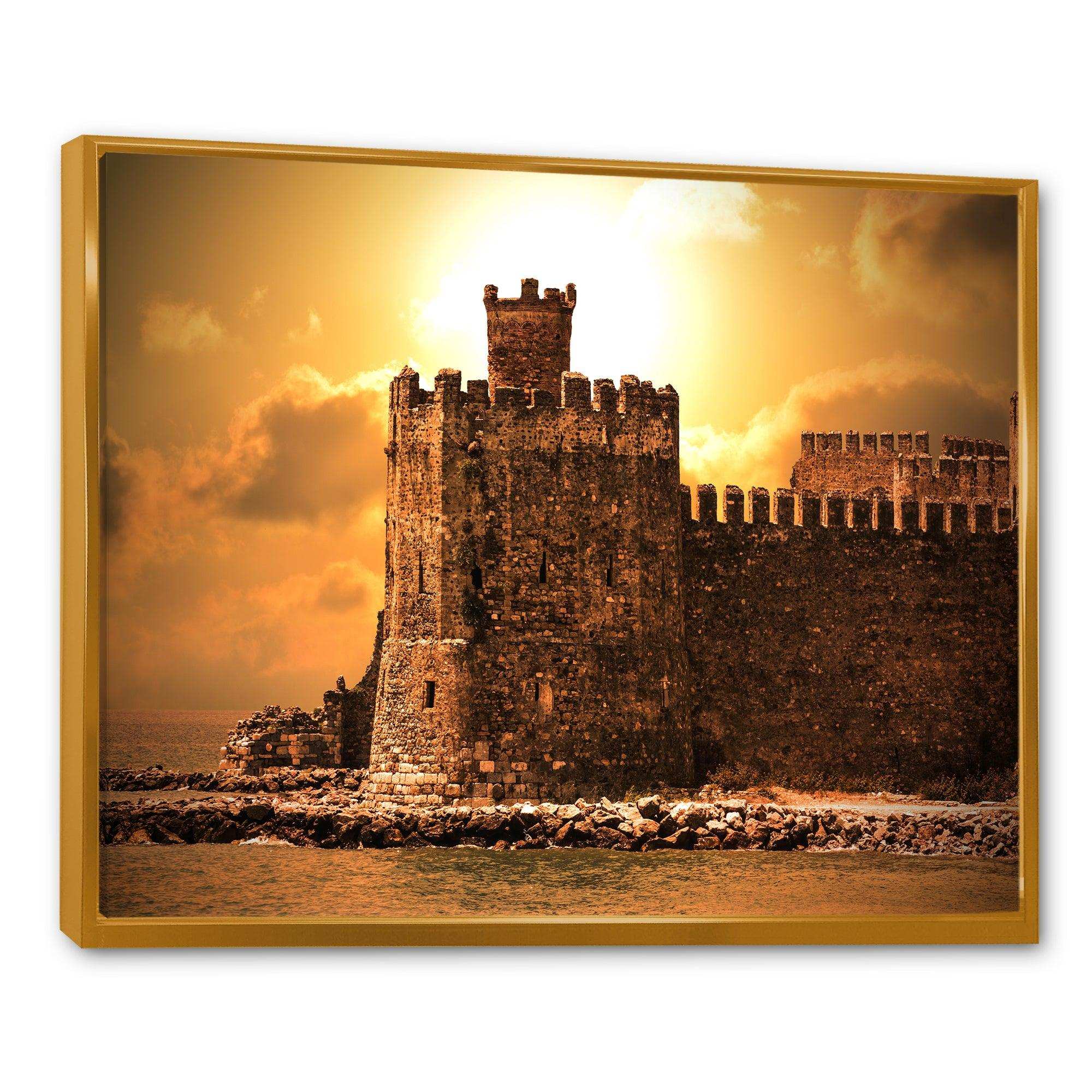 Old Castle at Sunset