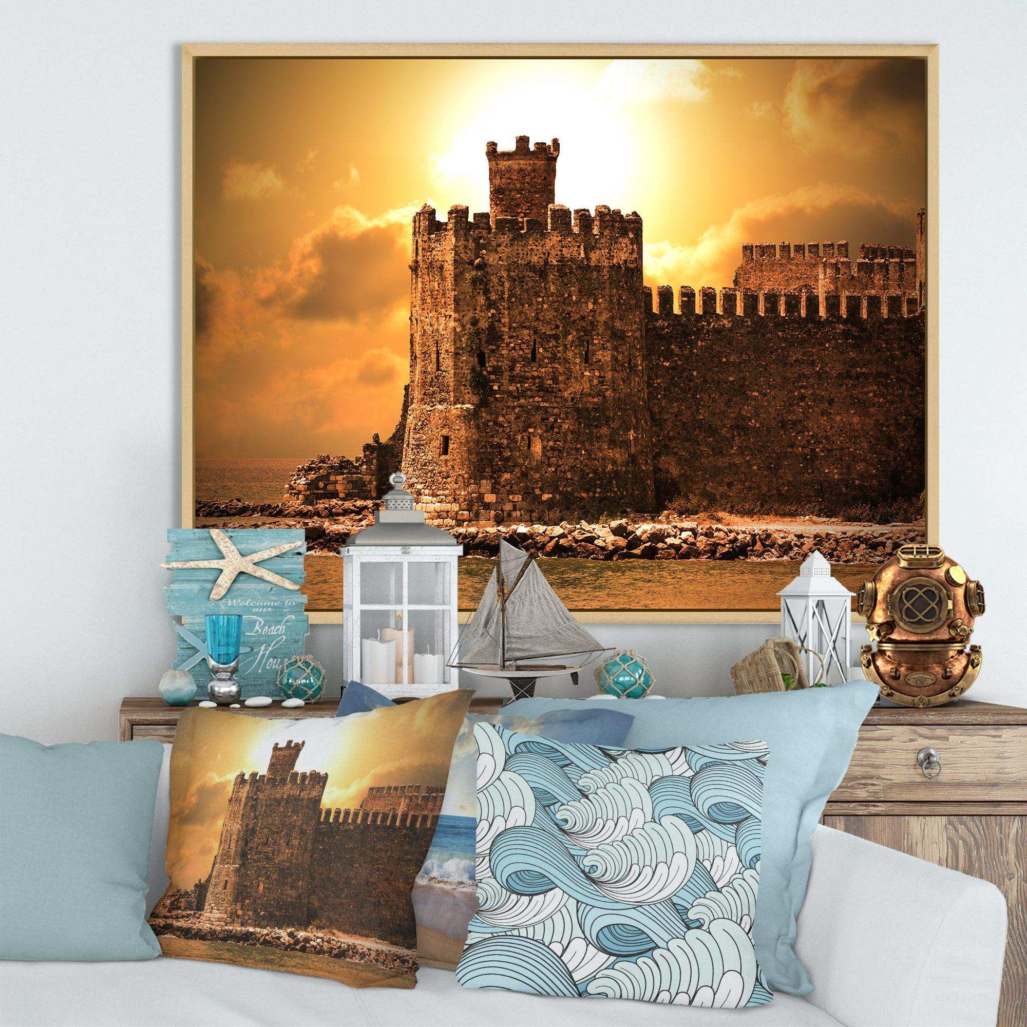 Old Castle at Sunset