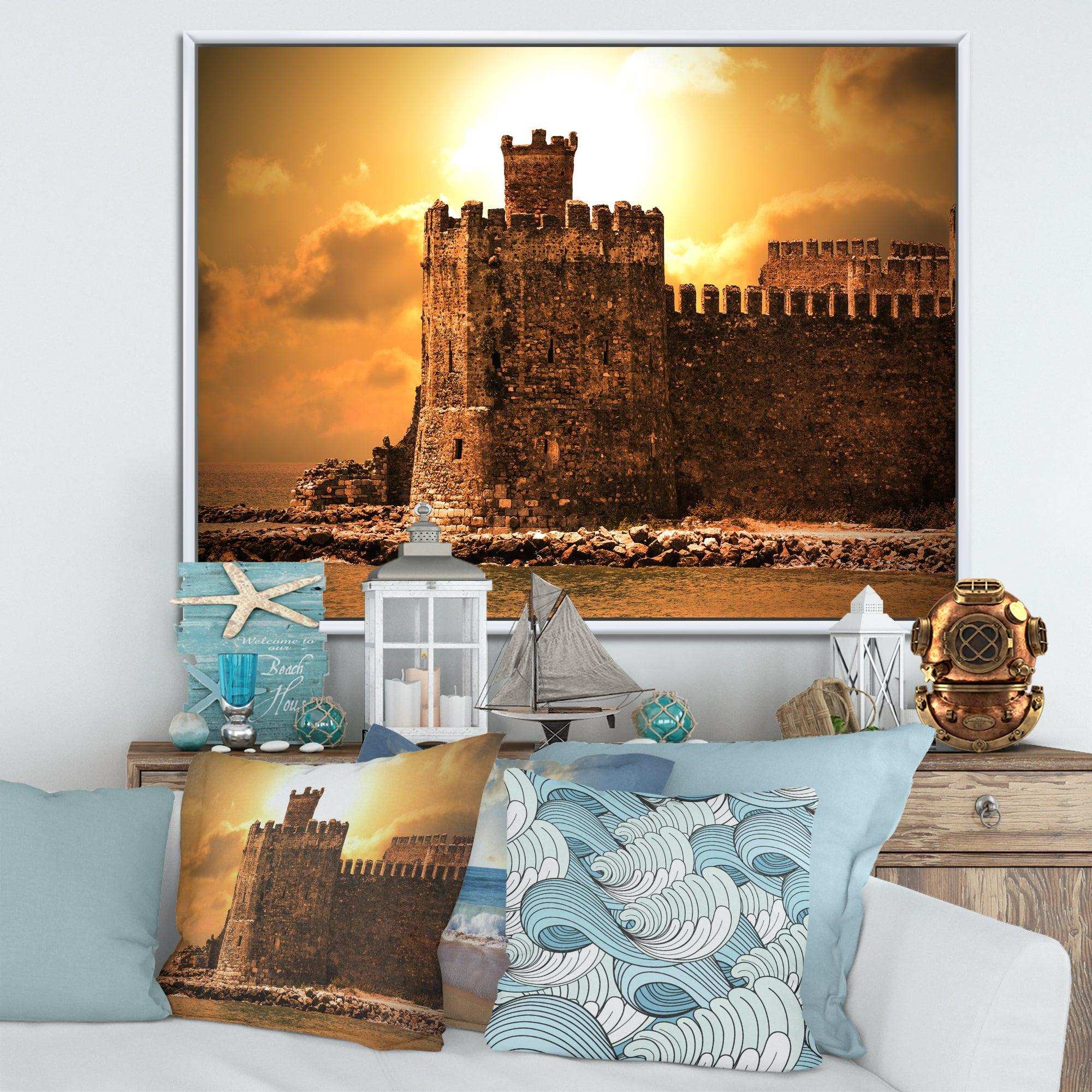 Old Castle at Sunset