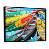 Rowing Boats on the Lake in Pokhara