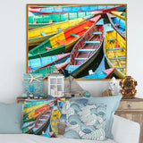 Rowing Boats on the Lake in Pokhara