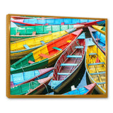 Rowing Boats on the Lake in Pokhara