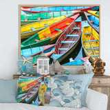 Rowing Boats on the Lake in Pokhara