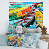 Rowing Boats on the Lake in Pokhara