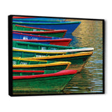 Color Boats on Phewa Lake Nepal