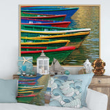 Color Boats on Phewa Lake Nepal