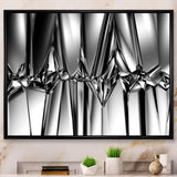 Black White Crystal Background