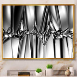 Black White Crystal Background