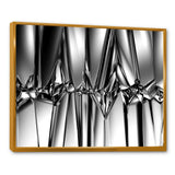 Black White Crystal Background