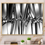 Black White Crystal Background