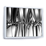 Black White Crystal Background