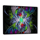Multi Color Fractal Stained Glass