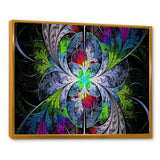 Multi Color Fractal Stained Glass