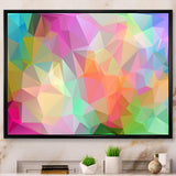 Multi Color Polygonal Mosaic Pattern