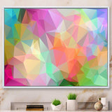Multi Color Polygonal Mosaic Pattern
