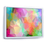 Multi Color Polygonal Mosaic Pattern