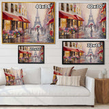 Lovers in Paris Eiffel Tower