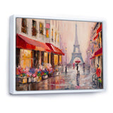 Lovers in Paris Eiffel Tower