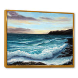 Ocean Waves at Seashore