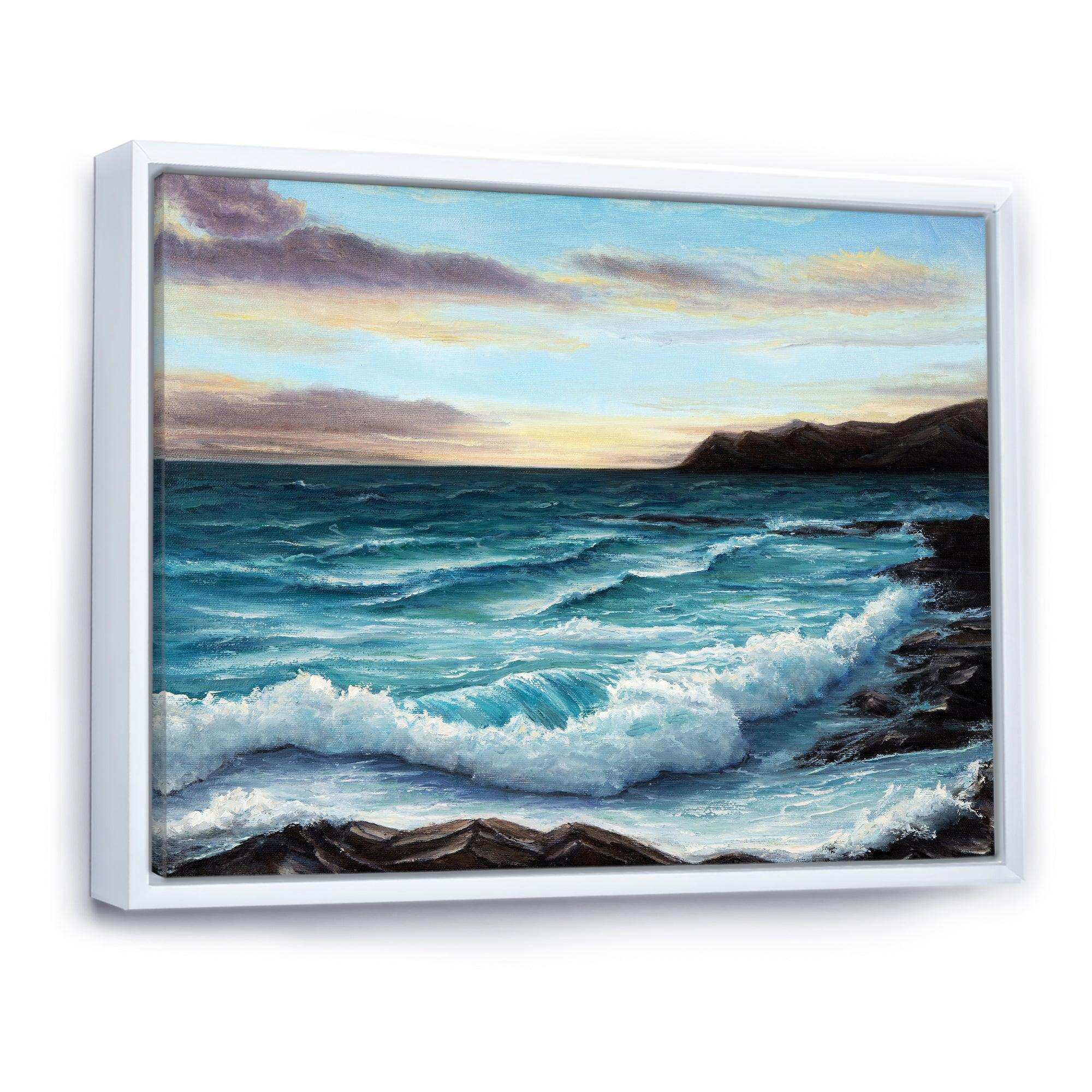 Ocean Waves at Seashore