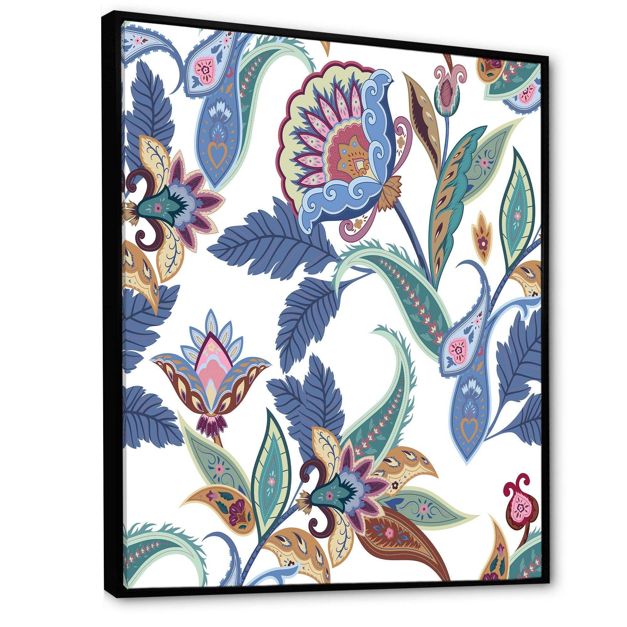 Fantasy Flowers Paisley Pattern