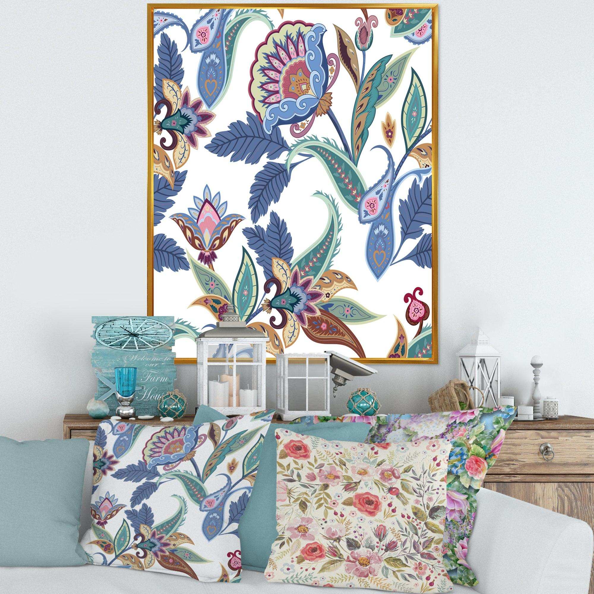 Fantasy Flowers Paisley Pattern