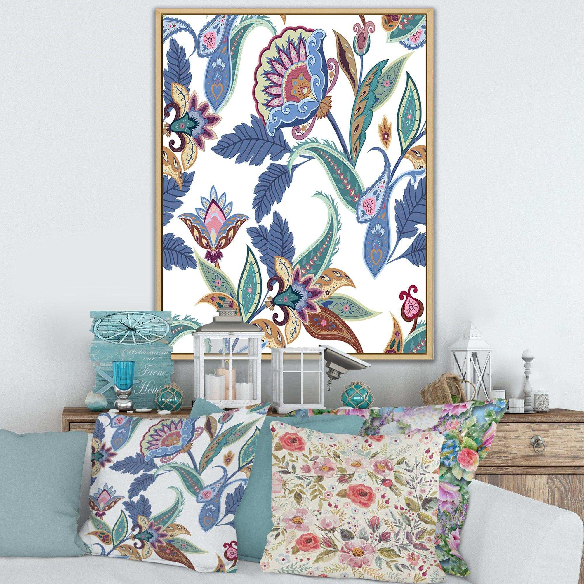 Fantasy Flowers Paisley Pattern