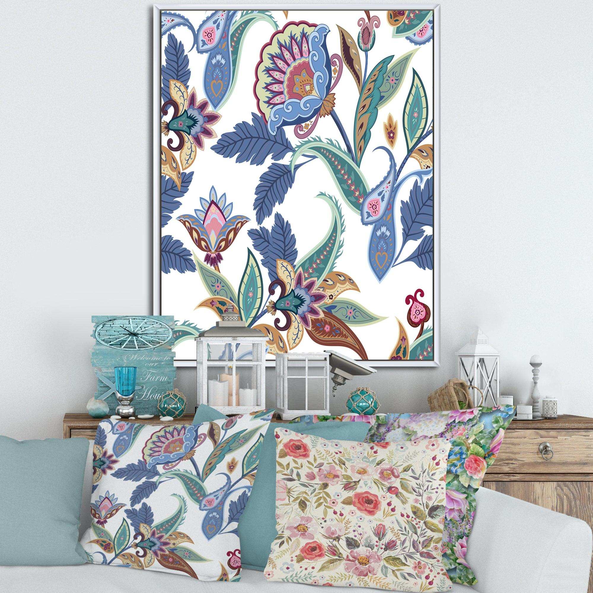 Fantasy Flowers Paisley Pattern