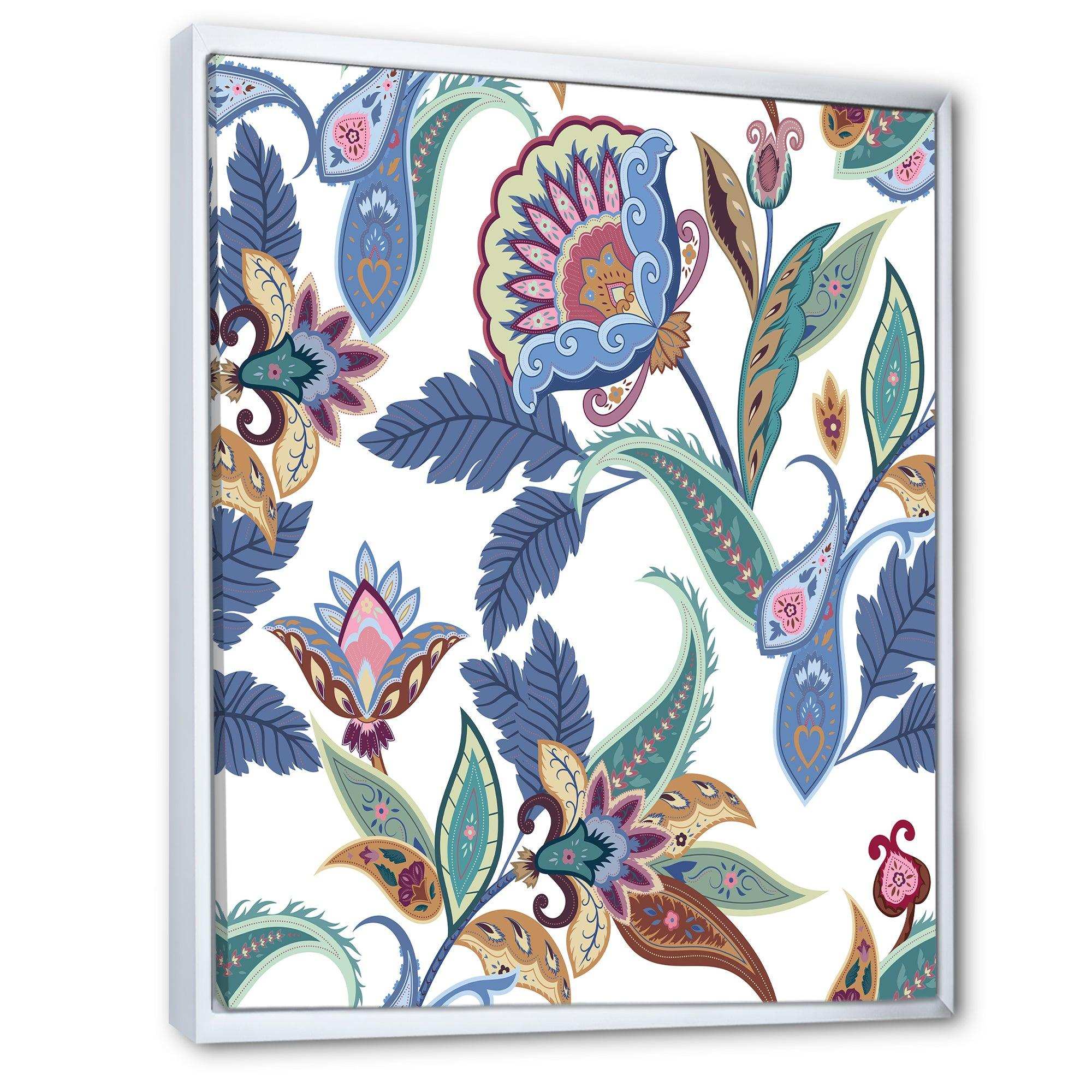 Fantasy Flowers Paisley Pattern