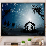 Christmas Nativity Scene with Three Wise Men