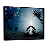 Christmas Nativity Scene with Three Wise Men