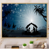 Christmas Nativity Scene with Three Wise Men