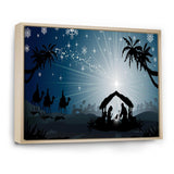 Christmas Nativity Scene with Three Wise Men