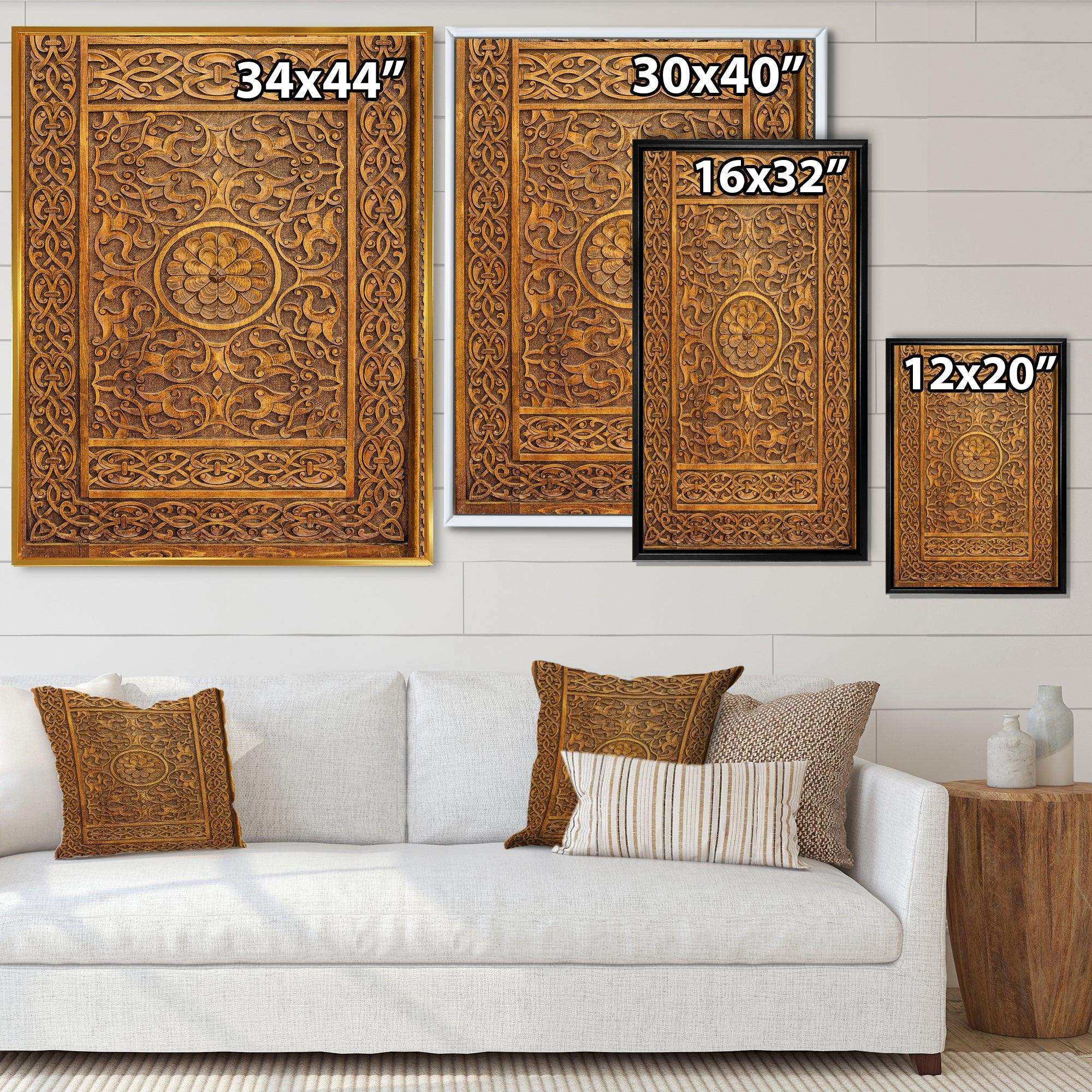 Old Carved Wooden Door