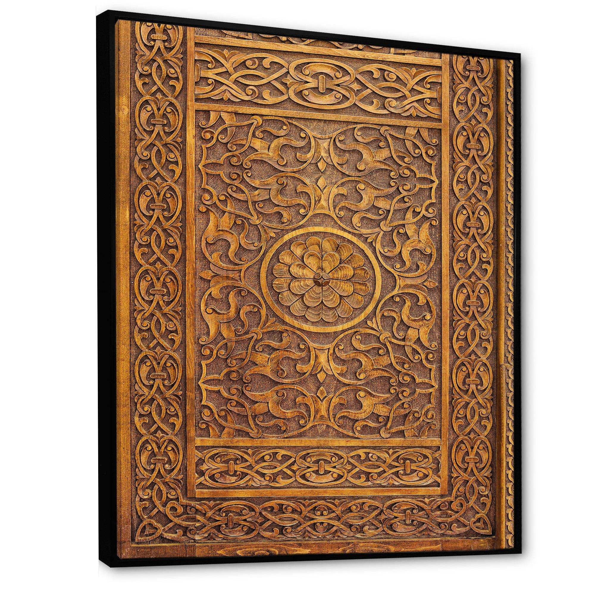 Old Carved Wooden Door