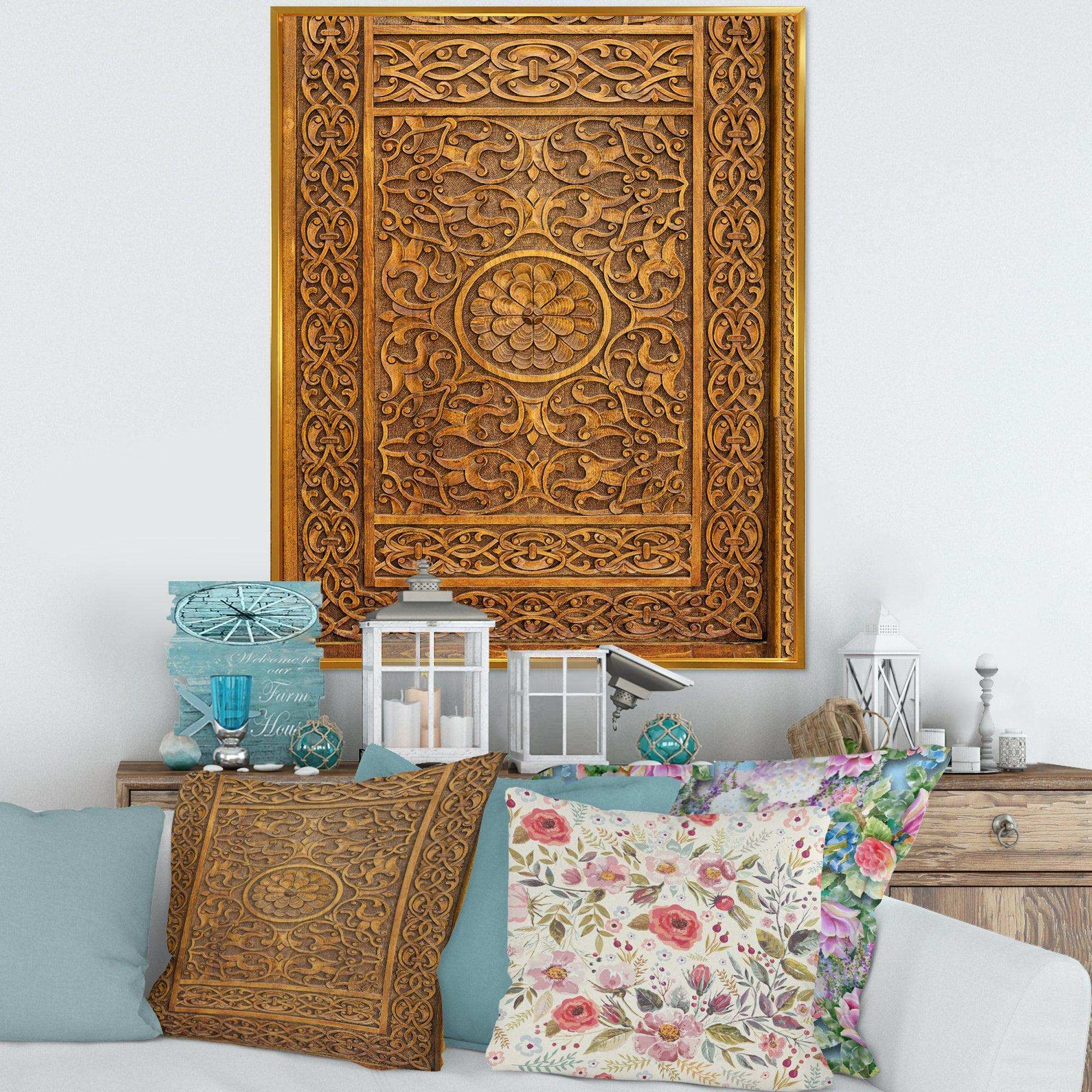 Old Carved Wooden Door