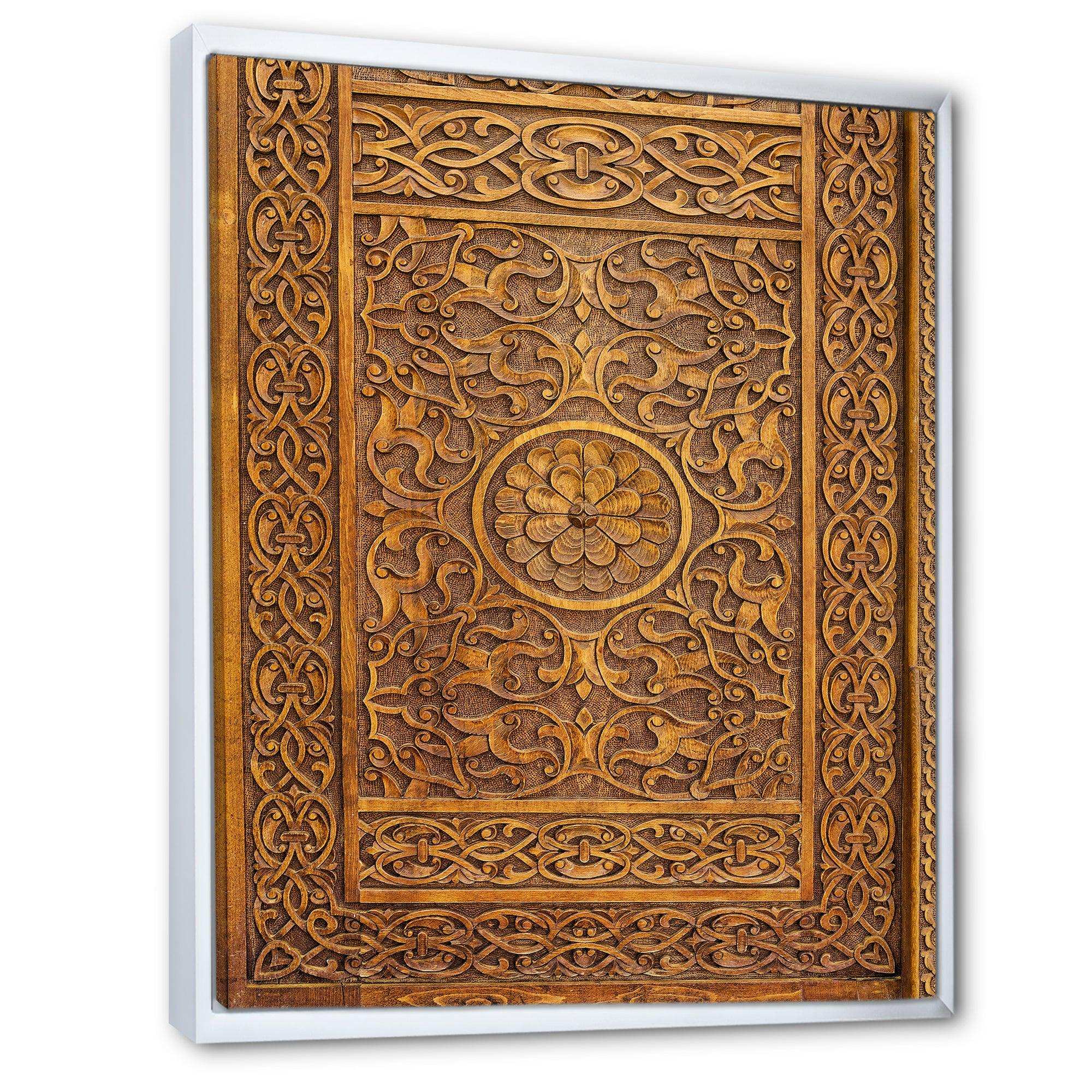 Old Carved Wooden Door