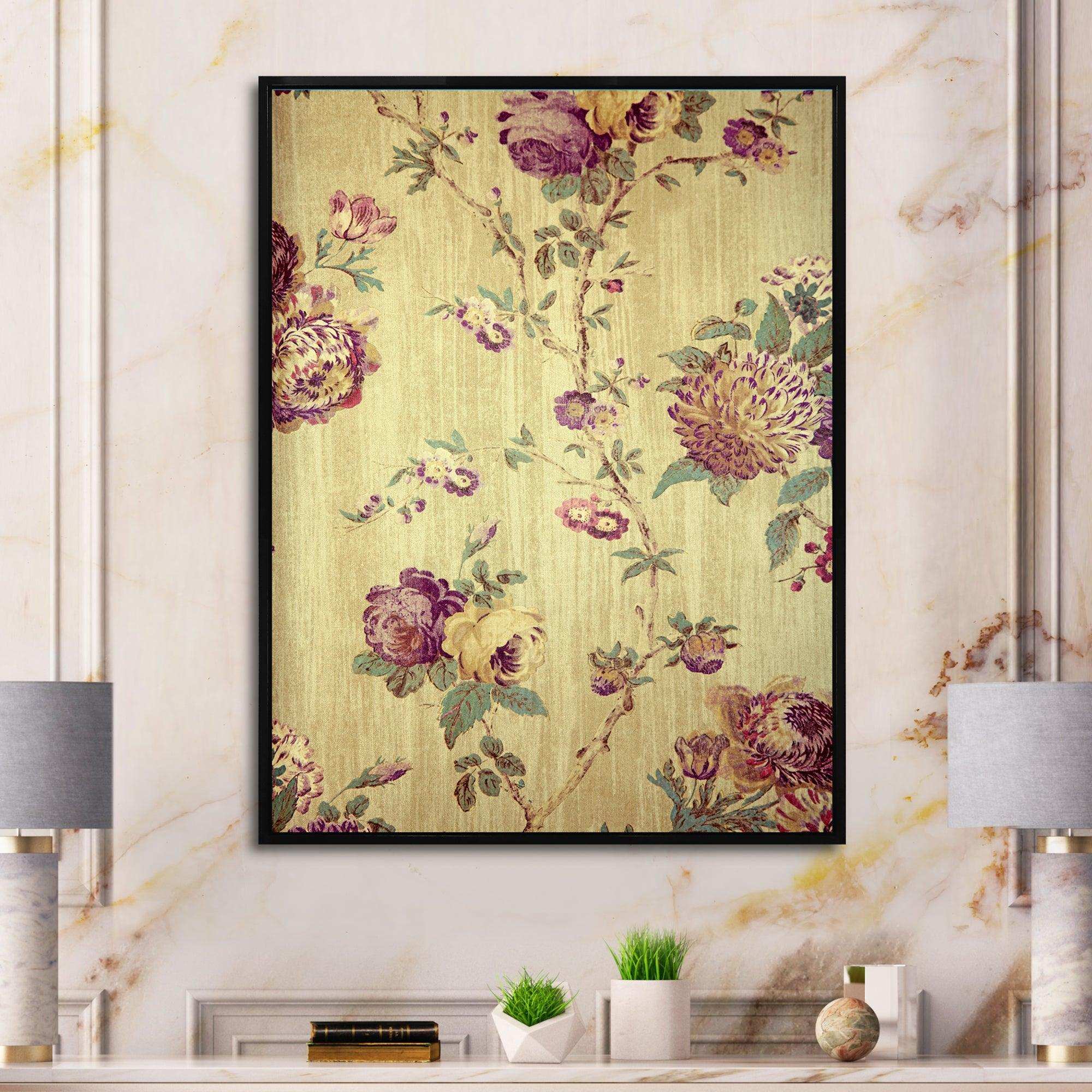 Vintage Purple Flowers