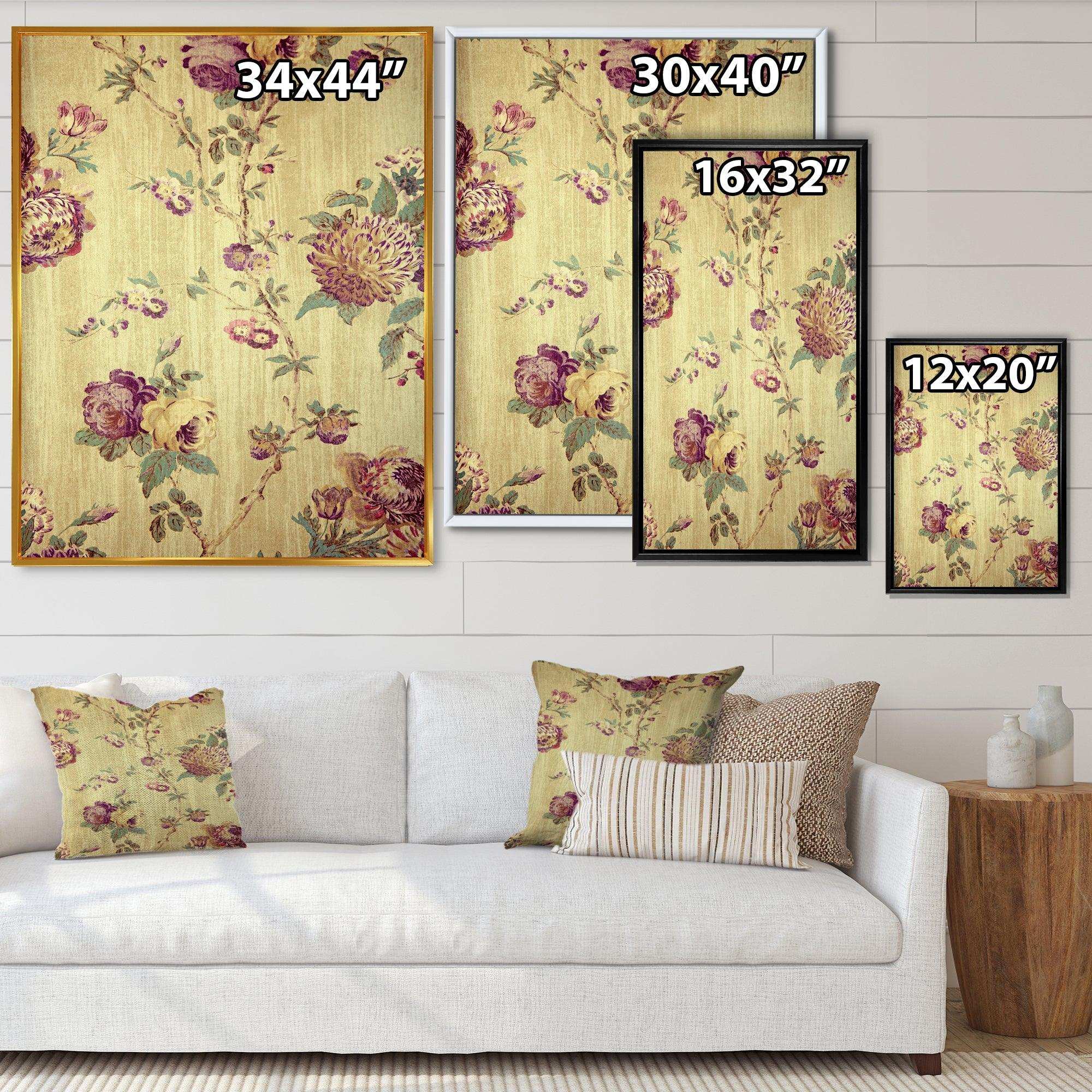 Vintage Purple Flowers