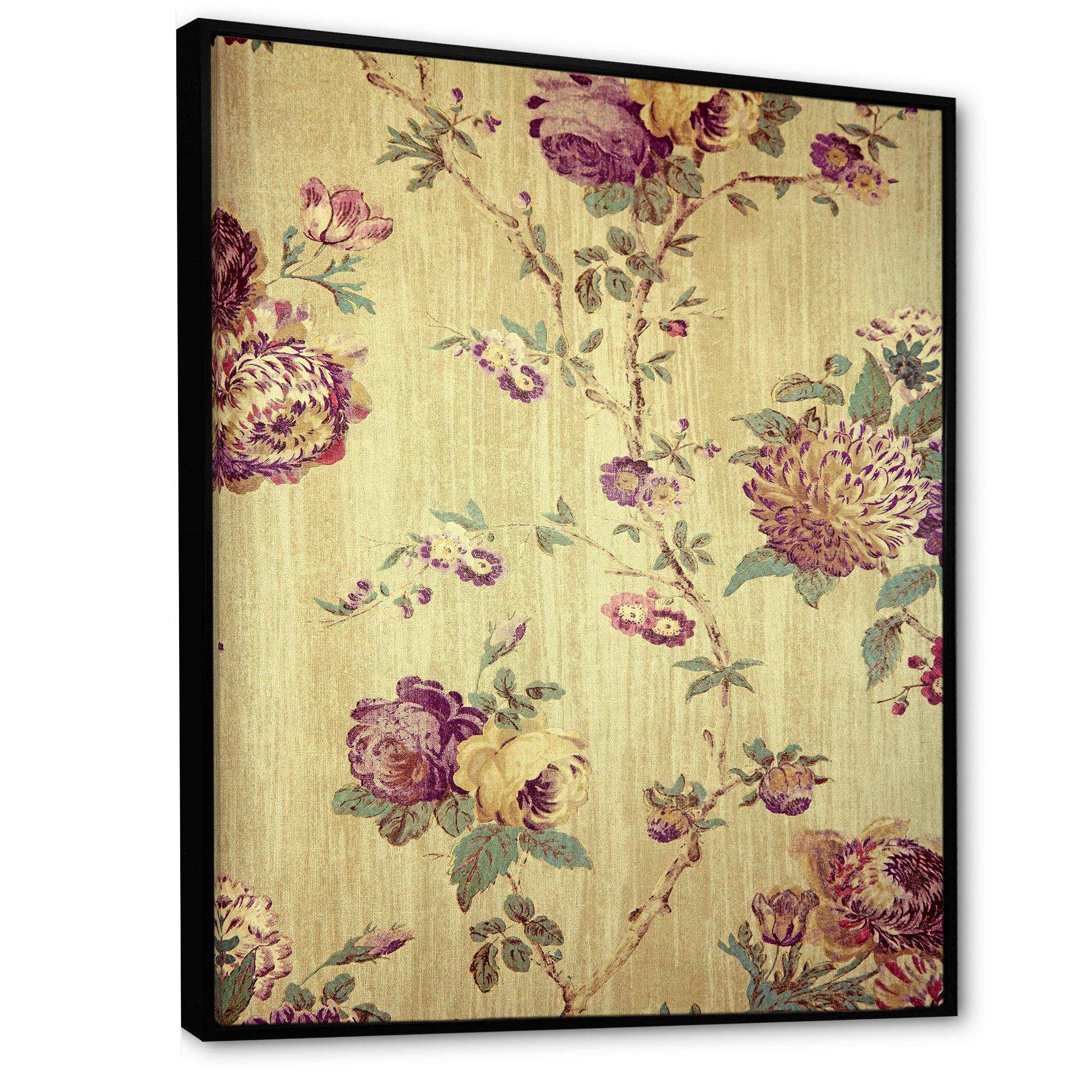 Vintage Purple Flowers