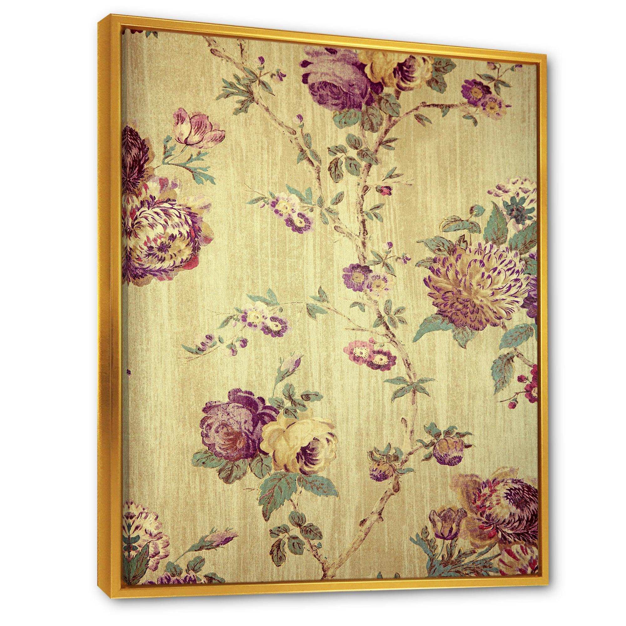 Vintage Purple Flowers